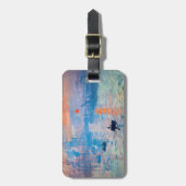 クロードモネ – インプレッション、サンライズ ラゲッジタグ (正面縦)