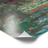 クロードモネ – ウォーターリリヨン池 フォトプリント            (角)