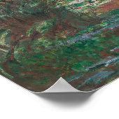 クロードモネ – ウォーターリリヨン池 ポスター (角)