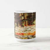 クロードモネ – ウォーターリリーとフットブ日本のリッジ コーヒーマグカップ (中央)