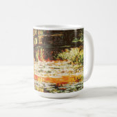 クロードモネ – ウォーターリリーとフットブ日本のリッジ コーヒーマグカップ (正面右)