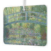 クロードモネ – ウォーターリリー池,グリーン調和 カーエアーフレッシュナー (左)