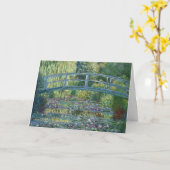 クロードモネ – ウォーターリリー池，グリーン調和 カード (黄色い花)