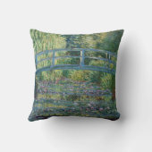 クロードモネ – ウォーターリリー池,グリーン調和 クッション (裏面)