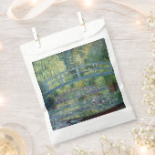 クロードモネ – ウォーターリリー池,グリーン調和 フェイバーバッグ (クリップ留めされた状態)