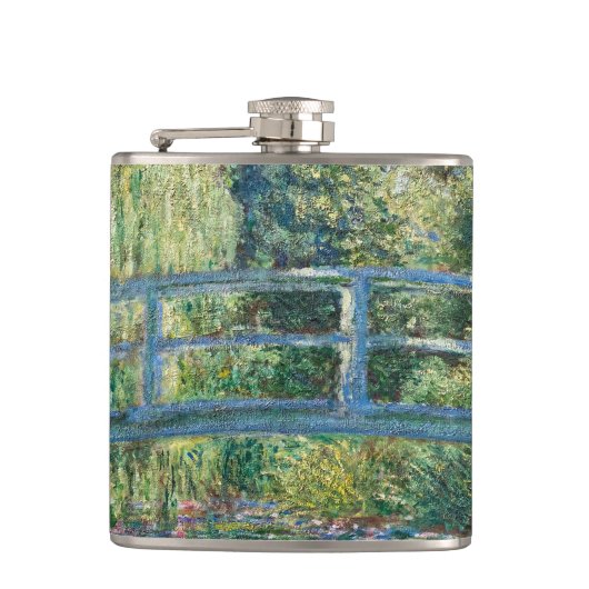 クロードモネ – ウォーターリリー池,グリーン調和 フラスク (正面)