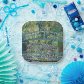 クロードモネ – ウォーターリリー池,グリーン調和 ペーパープレート (パーティー)