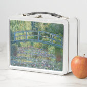 クロードモネ – ウォーターリリー池，グリーン調和 メタルランチボックス (インサイチュ)