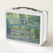 クロードモネ – ウォーターリリー池，グリーン調和 メタルランチボックス (裏面)