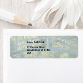 クロードモネ – ウォーターリリー池，グリーン調和 ラベル (インサイチュ)