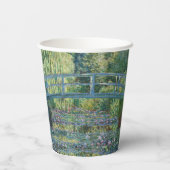 クロードモネ – ウォーターリリー池，グリーン調和 紙コップ (裏面)