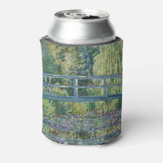 クロードモネ – ウォーターリリー池,グリーン調和 缶クーラー (缶裏面)