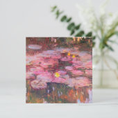 クロードモネ-ウォーターリリー1917 招待状 (スタンド正面)