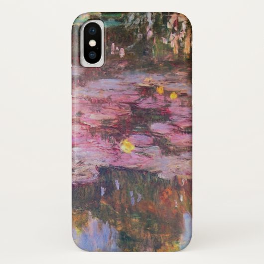クロードモネ-ウォーターリリー1917 Case-Mate iPhoneケース (裏面)