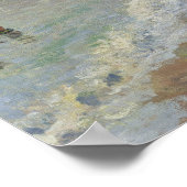 クロードモネ |エレット、ビーチ、ポルテ・ダモント ポスター (角)