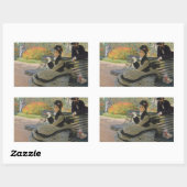 クロードモネ – カミーユモネ 長方形シール (シート)