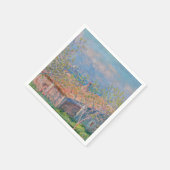 クロードモネ – ガーデナーズハウスアットアンティベス スタンダードカクテルナプキン (角)