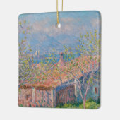 クロードモネ – ガーデナーズハウスアットアンティベス セラミックオーナメント (左)
