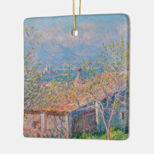 クロードモネ – ガーデナーズハウスアットアンティベス セラミックオーナメント (左)