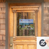 クロードモネ – ガーデンアットサイント – アドレッセ ウィンドウサイン (ホームデコレーション)