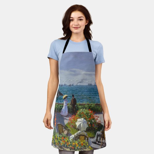 クロードモネ – ガーデンアットサイント – アドレッセ エプロン (着用した状態)