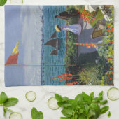 クロードモネ – ガーデンアットサイント – アドレッセ キッチンタオル (折り畳み)