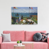 クロードモネ – ガーデンアットサイント – アドレッセ キャンバスプリント (インサイチュ (リビング))