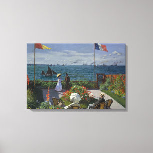 クロードモネ – ガーデンアットサイント – アドレッセ キャンバスプリント