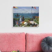 クロードモネ – ガーデンアットサイント – アドレッセ キャンバスプリント (インサイチュ (リビング))