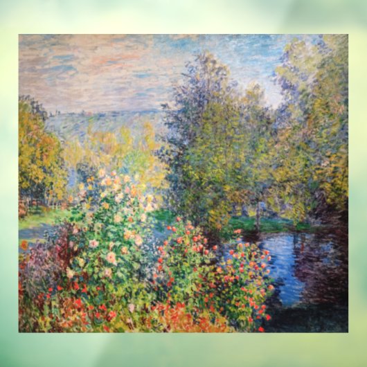 クロードモネ – ガーデンコーナーアットモンジェロン ウィンドウサイン (シート3)