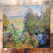 クロードモネ – ガーデンコーナーアットモンジェロン ウィンドウサイン (シート2)