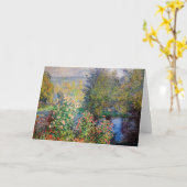 クロードモネ – ガーデンコーナーアットモンジェロン カード (黄色い花)