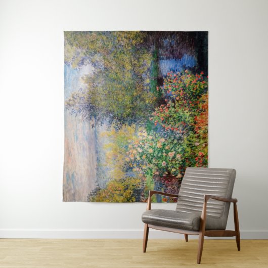クロードモネ – ガーデンコーナーアットモンジェロン タペストリー (インサイチュ)