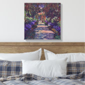 クロードモネ – ガーデンパス キャンバスプリント (インサイチュ (寝室))