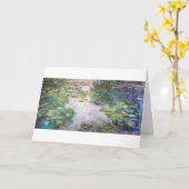 クロードモネ·ギヴァニーのウォーターリリーポンド カード (黄色い花)