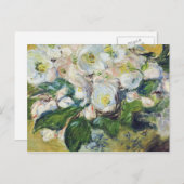 クロードモネ – クリスマスバラ シーズンポストカード (正面/裏面)