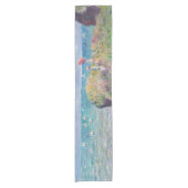 クロードモネ – クリフウォークアットポーヴィル ショートテーブルランナー (正面)