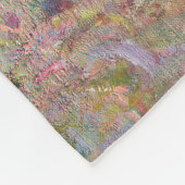 クロードモネ – クリフウォークアットポーヴィル フリースブランケット (角)