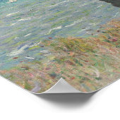 クロードモネ – クリフウォークアットポーヴィル ポスター (角)