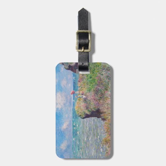 クロードモネ – クリフウォークアットポーヴィル ラゲッジタグ (正面縦)