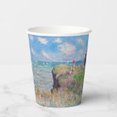 クロードモネ – クリフウォークアットポーヴィル 紙コップ (裏面)