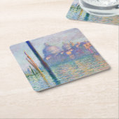 クロードモネ – グランドカナル，ヴェネツィア スクエアペーパーコースター (アングル)