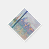 クロードモネ – グランドカナル，ヴェネツィア スタンダードカクテルナプキン (角)