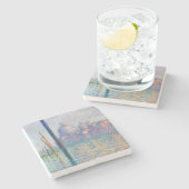 クロードモネ – グランドカナル，ヴェネツィア ストーンコースター (横)