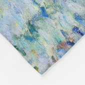 クロードモネ – グランドカナル,ヴェネツィア フリースブランケット (角)