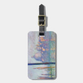 クロードモネ – グランドカナル,ヴェネツィア ラゲッジタグ (正面縦)