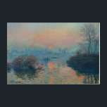 クロードモネ – サンセットオンザセーヌアットラバコート アクリルウォールアート<br><div class="desc">Sunset on the Seine at Lavacourt,  Winter Effect / Soleil cochant sur la Seine a Lavacourt,  effet d'hiver - Claude Monet,  Canvas, 油1880</div>