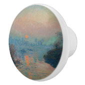 クロードモネ – サンセットオンザセーヌアットラバコート セラミックノブ (右)