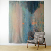 クロードモネ – サンセットオンザセーヌアットラバコート タペストリー (インサイチュ)