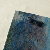 クロードモネ – サンセットオンザセーヌアットラバコート ビーチタオル (インサイチュ)